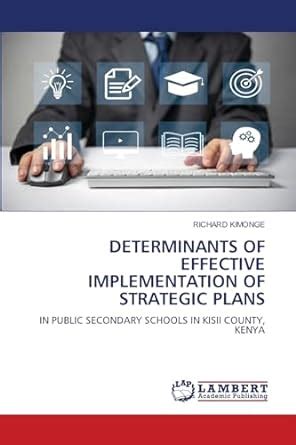 Buy Determinants of Effective Implementation of Strategic Plans Book ...