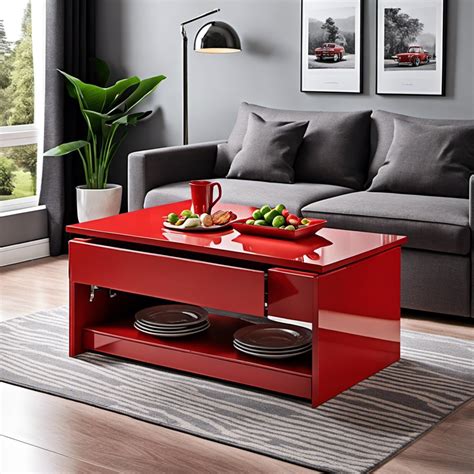 Red Coffee Table