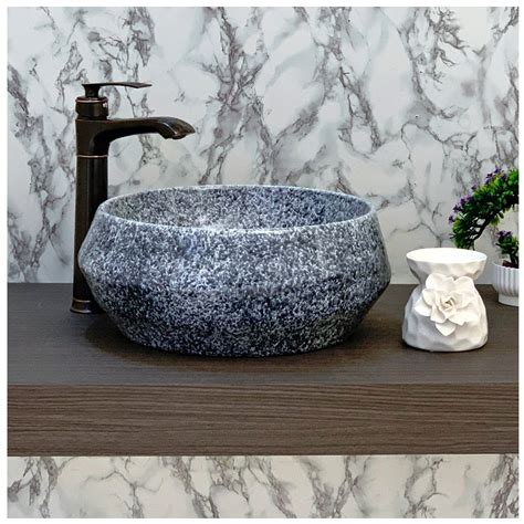 Toyo 265 Blue Texture Wash Basin – Saini World