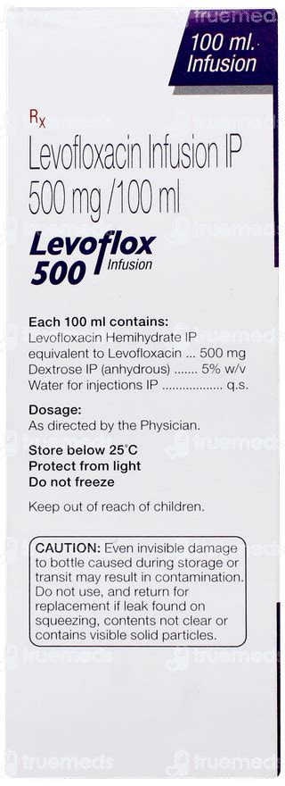Levoflox Iv 500 MG Infusion 100 ML | Order Levoflox Iv 500 MG Infusion ...