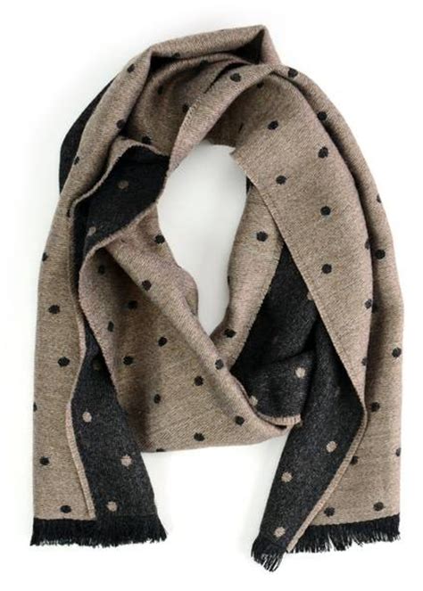 Black Polka Dot Scarf
