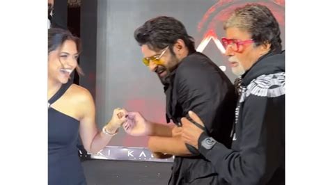Amitabh Bachchan and Prabhas Playfully Race to Aid Pregnant Deepika ...