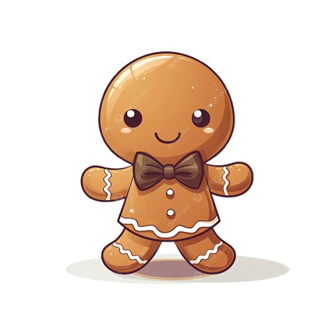 Cute Gingerbread Man Clip Art, Merry Christmas, Transparent PNG ...