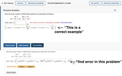 Image result for Solve System of Differential Equations Elimination Using Operators