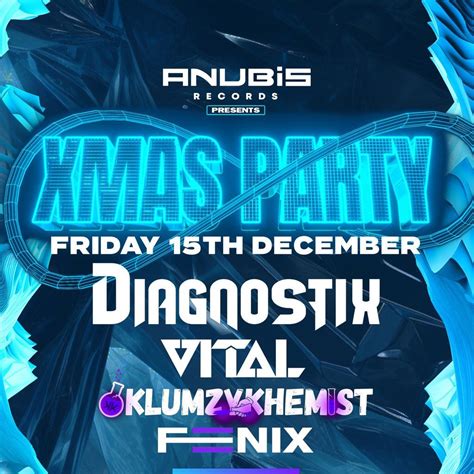 Anubis Records Xmas Party | DIAGNOSTIX, Halo Nightclub, Bournemouth, 15 ...