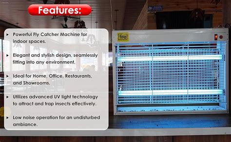 Chipku Electric Bug Zapper, Fly Catcher Machine for Indoor Home Office ...