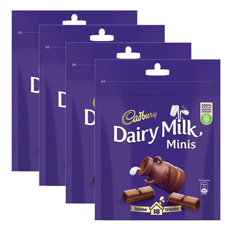 Cadbury Dairy Milk Chocolate Home Treats, 126g - Pack of 4 : Amazon.in ...