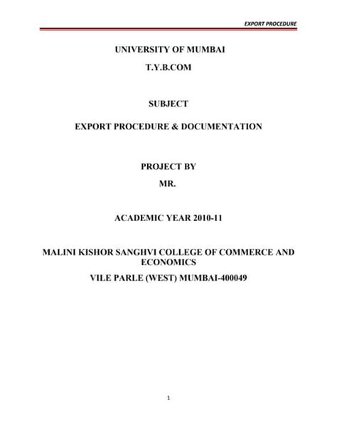 Image result for Complete Export Procedure