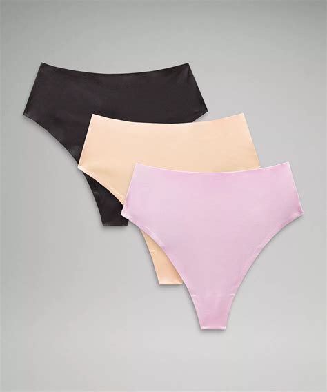 Wundermost Ultra-Soft Nulu High-Waist Thong Underwear *3 Pack | Women's ...