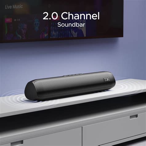 boAt Aavante Bar Groove - 16W RMS Bluetooth Soundbar with Dual Passive ...