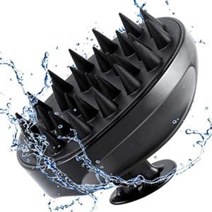 JM SELLER Hair Scalp Massager Shampoo Brush with Soft Silicone Bristles ...
