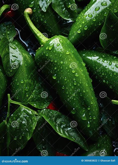 Fresh Jalapeno Peppers Being Rinsed and Ready To Be Eaten Stock ...