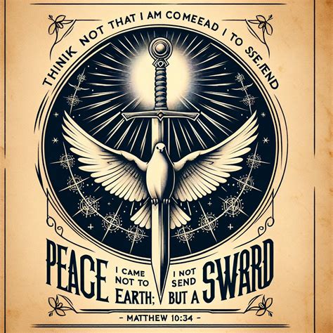 What does Matthew 10:34 mean? | Bible Art