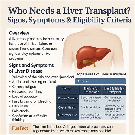 Who Needs a Liver Transplant? Signs, Symptoms & Eligibility Criteria