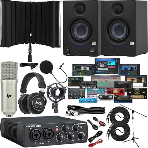 Presonus AudioBox 96 USB Audio/MIDI Interface with New Designed Eris E3 ...