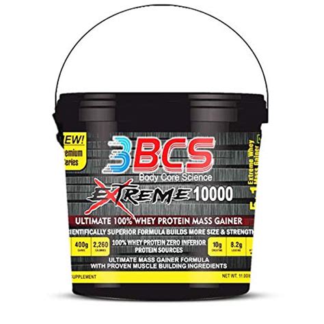 Body Core Science Mass Gainer-5Kg (Mango, PO1-5KG) | Mass Gainer ...