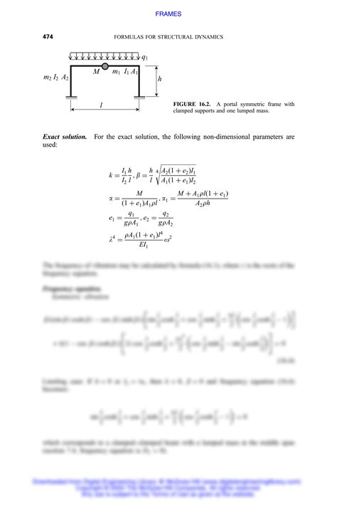 Image result for Formulas for Structural Dynamics