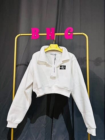 Calvin Klein Polo Yaka Sweatshirt Calvin Klein Sweatshirt %20 İndirimli ...