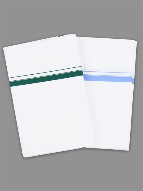 Men Assorted Border Single Dhoti Image