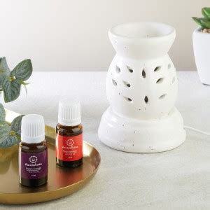 Asian Aura Electric Aroma Diffuser Set Round Shape Burner Diffuser Set ...
