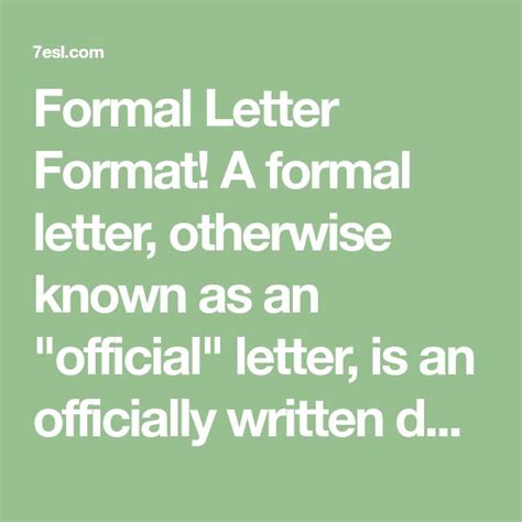 Image result for Formal Letter Format Using Re