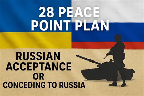 28 Peace Point Plan - Russian Acceptance Or Conceding To Russia