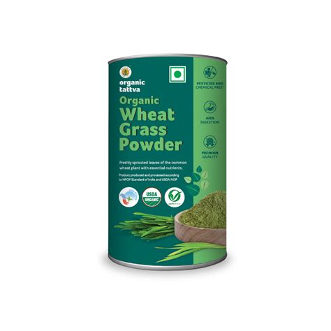 Organic Wheat Grass Powder – Organic Tattva