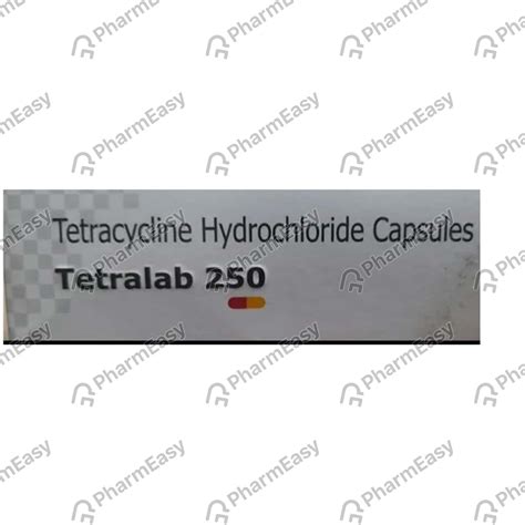 Tetralab 250 MG Capsule (10): Uses, Side Effects, Price & Dosage ...