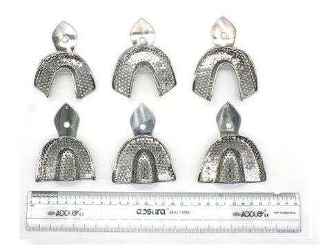 Rim Lock - Dental Impression Tray Rim Lock Perforated Set of 6 Size L ...