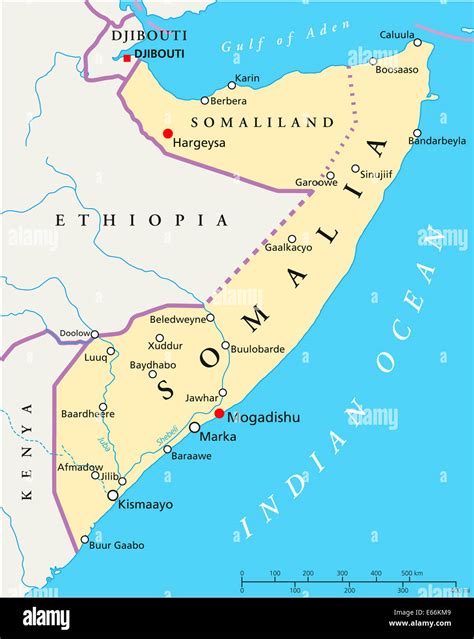Mogadishu Map Africa Horn Of Africa USG Humanitarian Response To The