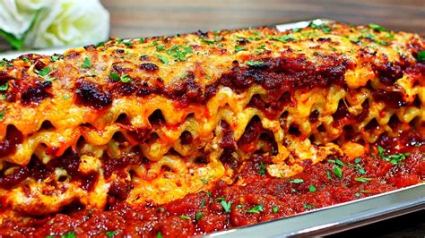 EPIC ITALIAN LASAGNA   How to make the best Lasagna Recipe  