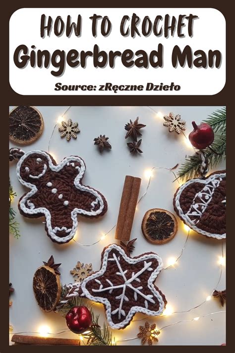 Image result for Crochet Gingerbread Man Tutorial