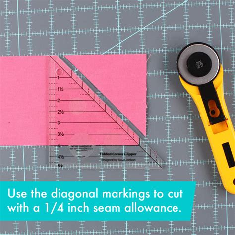 Image result for Folded Corner Clipper Ruler Tutorial