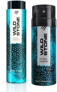 Wild Stone Hydra Energy Talcum Powder 300g with Hydra Energy Mens Deo ...