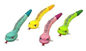 FunBlast Pack of 2 Woobly Little Snake Wind - Up Toys with Winding ...