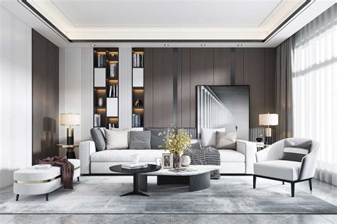现代简约风格,墙壁真好看,最爱客厅沙发设计！-积木家全国连锁家装