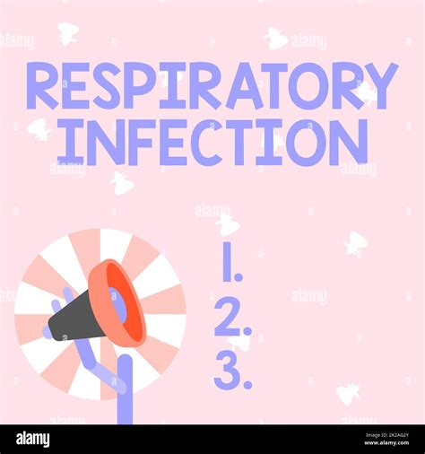Hand writing sign Respiratory Infection. Concept meaning any infectious ...