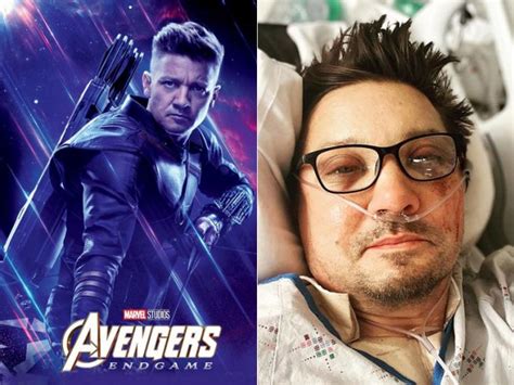 Jeremy Renner Snow Plowing Accident Share Photo From Icu Hospital Bed ...