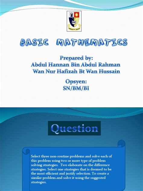 Image result for Mathematics as Problem Solving PDF