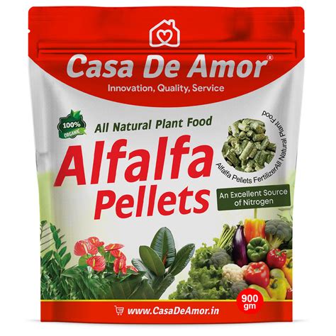 Casa De Amor Alfalfa Pellets ideal for organic gardening, mulch, hydro