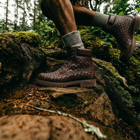 Brown braided Leather Selvaggio Ankle Lace Up Combat Hiking Boots with ...