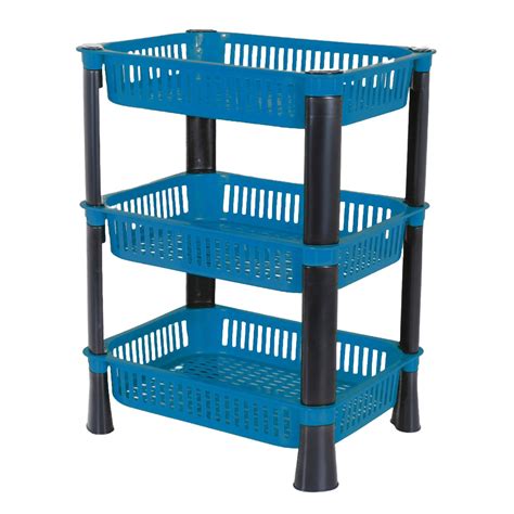 HURRYSHOPPY Kitchen Storage Rack Organizer for Home Office Foldable ...