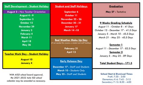 Azle High School - School District Instructional Calendar - Azle Isd ...