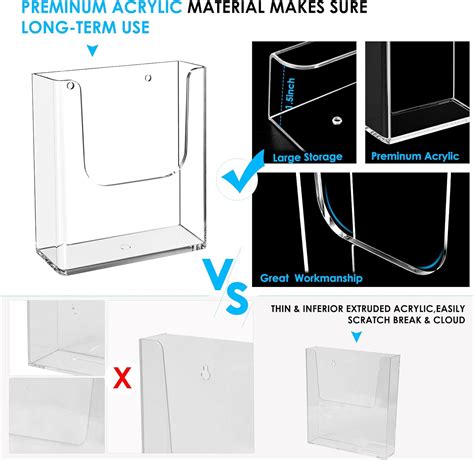 MaxGear Brochure Holder 8.5 x 11 inches Flyer Holder India | Ubuy