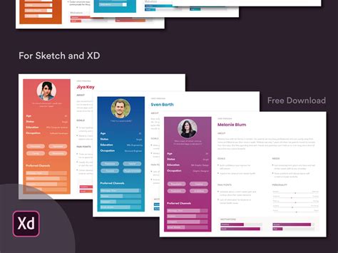 Adobe xd templates free - baseballlasopa