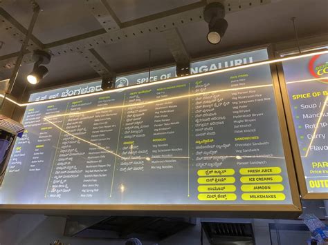 Menu at Spice Of Bengaluru, Bengaluru