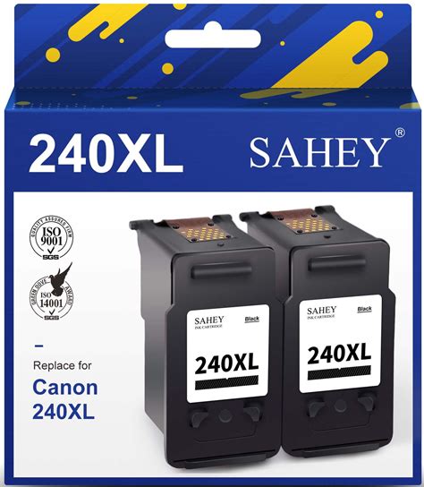 240XL Black Ink Cartridge for Canon 240 Printer Ink for PG-240XL 240XL ...