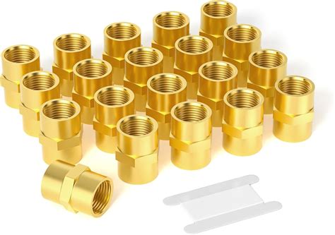 GASHER Brass Pipe Fitting Reducer Adapter, 1-Inch Female India | Ubuy