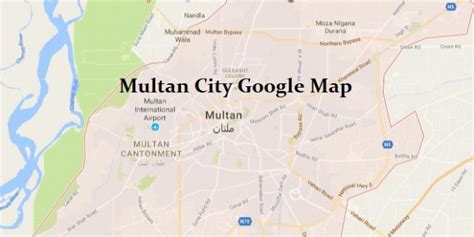 Image result for Multan City Map