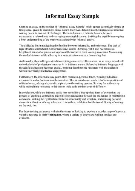 Informal Essay Topics 的图像结果